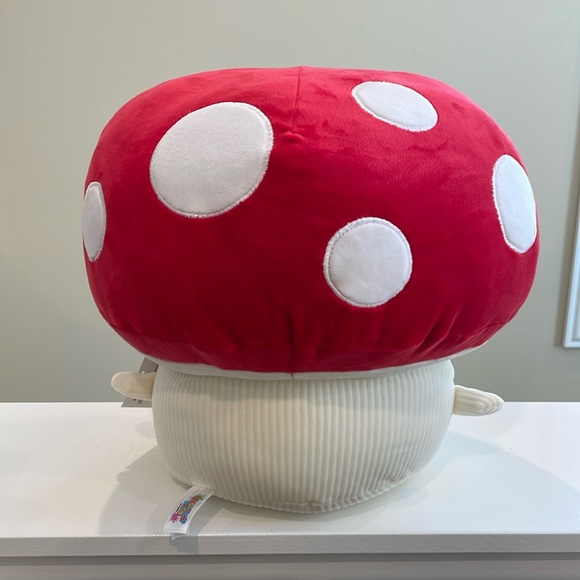 NWT 12” Smoochy Pals Red Mushroom 🍄 Squishy Plush by Linzy Toys - Picture 4 of 4